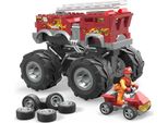 Mega Construx Hot Wheels Camion Dei Pompieri Monster Truck Con 2 Figure