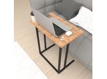 Tavolino Per Computer Portatili HöGsby Tavolino A C Con Struttura In Metallo Tavolino Da Divano Per Soggiorno Camera Da Letto Tavolino In Rovere