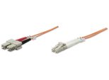 Intellinet 470377 Intellinet Lwl Anschlusskabel Lc/Sc 2M Multimode OM2 Arancione