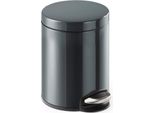 Durable Cestino Cilindrico Con Pedale 5L , Grigio, 341058