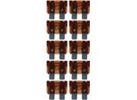 Baytronic 10X Fusibile Auto A Spina Piatta Standard Marrone 7,5A