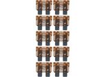 Baytronic 10X Fusibile Auto A Spina Piatta Standard Marrone Chiaro 5A