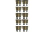 Baytronic 10X Fusibile Auto A Spina Piatta Standard Grigio 2A