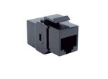 Bachmann Keystone CAT6 Utp Accoppiamento RJ45 Non Schermato, Nero