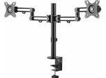 Startech.Com ARMDUAL3 Supporto Da Tavolo Per Tv A Schermo Piatto 81,3 Cm (32") Nero"