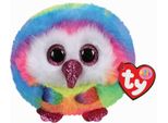 Ty 42504 Peluche Figura Beanie Balls - Gufo Owen Puffies