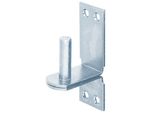 Alberts 311070 Staffa Su Piastra | Nelle Versioni Con Ganci Di O Dii | Zincata, Passivata A Film Spesso | Arretramento Ø16 Mm | Piastra 113 X 40 Mm | Set Da 5