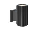 Applique, Metallo, Nero, IP54, 1X Presa E27, Altezza 16Cm