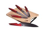 Berlinger Haus Set Di 5 Coltelli Da Cucina Con Tagliere 31621