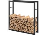 Rastrelliera Per Legna Da Ardere TäBy Rastrelliera Per Legna Da Ardere Internamente Esternamente In Metallo 100 X 25 X 100 Cm Supporto Per Legna Da Accatastare Supporto Per Legna Da Ardere Nero