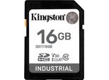 Kingston SDIT/16GB Scheda Sd 16GB Kingston Sdhc Industriale Da -40C A 85C Al Dettaglio