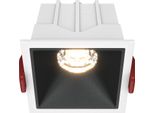 Maytoni Alfa Led Downlight, Luce Da Incasso 10W Nero / Bianco 90Ra Bianco Caldo