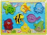 Puzzle In Legno Con Canna Da Pesca