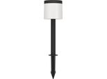 Pantete Luce Solare - H65 X Ø17,5 Cm - Nero - 7,5W Incluso - IP44