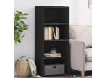 Maison Exclusive - Credenza Alta Nera 50X41X124 Cm Materiale Ligneo