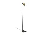 Nowodvorski Mono 7711 Lampada Da Terra A Led In Acciaio, Nero