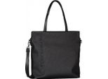 Tom Tailor Borse Rosa, Shopper Con Zip M, Nero, Nero