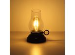 Lampada Da Tavolo A Led, Verde, Touch Dimmer, Batteria Ricaricabile, H 17,5 Cm