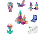 Blocchi Magnetici Per Bambini 3D Gioco Educativo 56 Pezzi