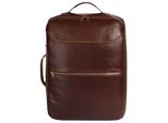 Reisetasche PikÉ, Gr. B/H/T: 38Cm X 50Cm X 17Cm Onesize, Braun, Leder, Taschen Reisetasche, Echt Leder, Made In Italy