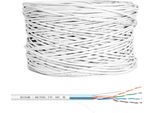 Vultech Cavo Di Rete Ethernet Cat5E Ftp 305M Gigabit Bianco