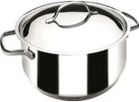 Pentola Lacor In Acciaio Inossidabile 24 Cm Con Coperchio Pentola Di Cottura Con Coperchio, Acciaio Inossidabile, Diametro 24 Cm, Adatta Per Fornelli A Induzione