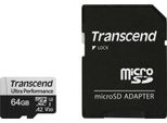 Transcend 340S - Scheda Di Memoria Flash - 64 Gb - A2 / Classe Video V30 / UHS-I U3 / Classe10 - Microsdxc