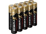 Ansmann 1521-0042-1 10 Ansmann Batterien X-POWER Micro Aaa 1,5 V