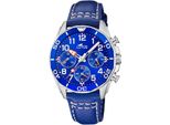 Lotus Youth Kids Watch Orologio Da Polso Classico Elegante In Pelle Blu UL18859/1