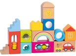 Goki, Set Di Costruzioni In Legno Colorate Ed Educative Per Bambini