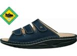Finn Comfort Andros, Donna, Uomo, Unisex, Scarpa Slip-On, Blu, Pelle, Nuovo - Scarpa Slip-On Da Donna / Separatore Di Punta, Blu, Pelle (Venezia)
