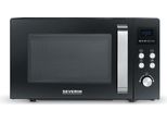 SEVERIN Mikrowelle mit Grill- und Heißluftfunktion 3-in-1 MW 7752 aus Kunststoff, schwarz Mikrowelle Mit Grill Und Heißluftfunktion 3-in1 Mikrowelle Minibackofen Mit Pizza-express Funktion Mikrowelle Minibackofen Mikrowellengerät Mikrowelle Mit Backofenfunktion Mikrowelle Mit Doppelgrill