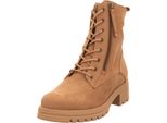 Gabor Shoes Stivali Allacciati Beige Camoscio Dimensioni: 38,5 Normale