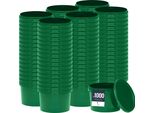 Benbow Secchio Con Coperchio 0,5L X1000 Verde - Sicuro Per Gli Alimenti, Robusto, Ermetico, A Prova Di Perdite, Inodore - Secchio In Plastica Con Manico - Vuoto