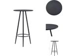 Vidaxl Tavolo Da Bar Nero 60×107,5 Cm Mdf - Tavoli Da Pranzo