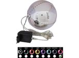 Europalms Palla Di Neve Led 15 Cm, Rosa