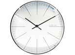 Nextime Ne-3506Wi Orologio Da Parete Big Stripe Ø20 Vetro Bianco