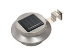 Vidaxl Luci Solari Per Esterni 12 Pz. Led Rotondo 12 Cm Bianco