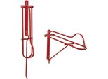 Porta Sella Pieghevole Stubbs TL2849 (Taglia Unica) (Rosso)
