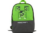 Minecraft - Zaino, Pixel NS6285 (Taglia Unica) (Grigio/Verde)