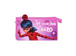 Astuccio Triplo Multiuso Lady Bug Pink (22 X 12 X 3 Cm)