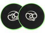 Fitness Mad - Dischi Scorrevoli (Confezione Da 2) MQ631 (Taglia Unica) (Nero/Verde)
