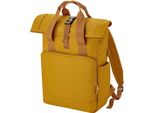 Bagbase - Zaino Per Computer Portatili, Roll Top, Materiale Riciclato PC4949 (Taglia Unica) (Grigio Screziato)