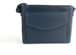 Eastern Counties Leather - Borsa "Autumn"", Pelle EL368 (Taglia Unica) (Blu Inchiostro)"