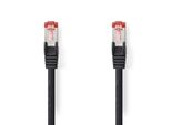 Cavo Di Rete CAT6 | RJ45 Maschio | RJ45 Maschio | S/Ftp | 7,50 M | Rotondo | Lszh | Nero | Etichetta