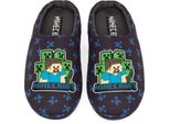 Minecraft - Pantofole Per Bambini, "Creeper"" NS6875 (30 Eu) (Blu/Marino)"