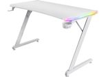 Trust Gxt709W Luminus Rgb Desk Bianco