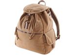 Quadra - Zaino Vintage In Tela PC6620 (Taglia Unica) (Colore Sabbia)