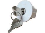 Serratura Per Presa Elettrica N. 805 In Bianco, Con 2 Chiavi