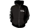 Black Flag - Felpa Con Cappuccio Con Zip A Tutta Lunghezza Per Uomo/Donna Unisex PH3214 (M) (Nero)